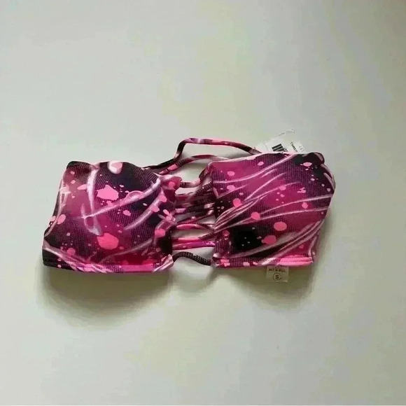 San Lorenzo Bikinis SL Hipster Strap Bandeau—Size Small NWT - Picture 1 of 3